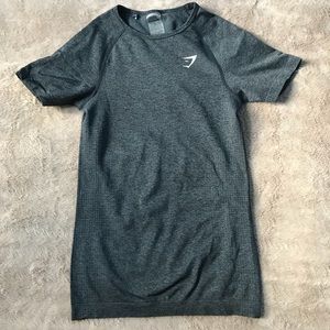Gymshark grey seamless short sleeve